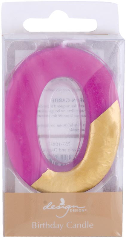 Razzle and Dazzle Numeric Candle