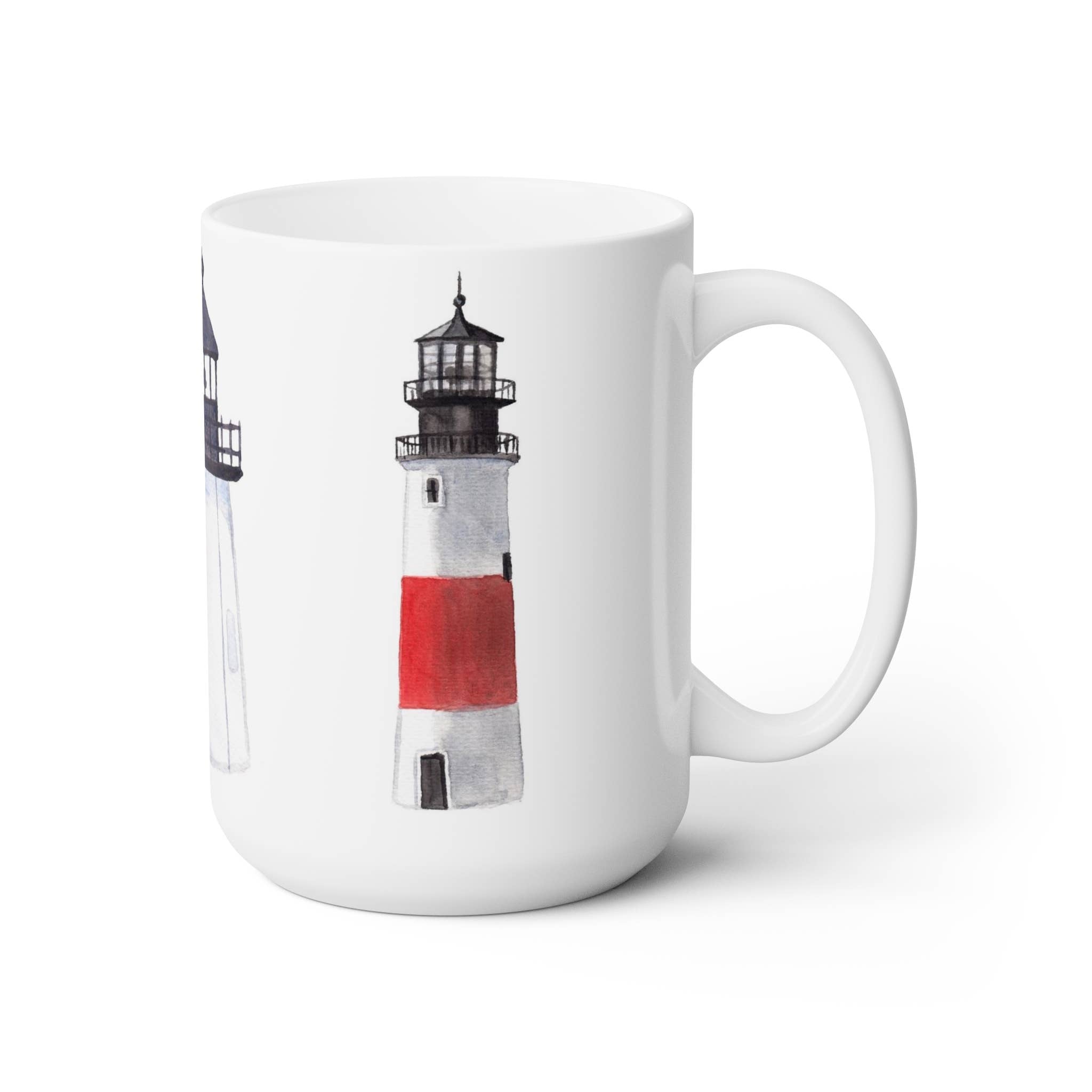 The Muddy Dog Nantucket Lighthouses Mug