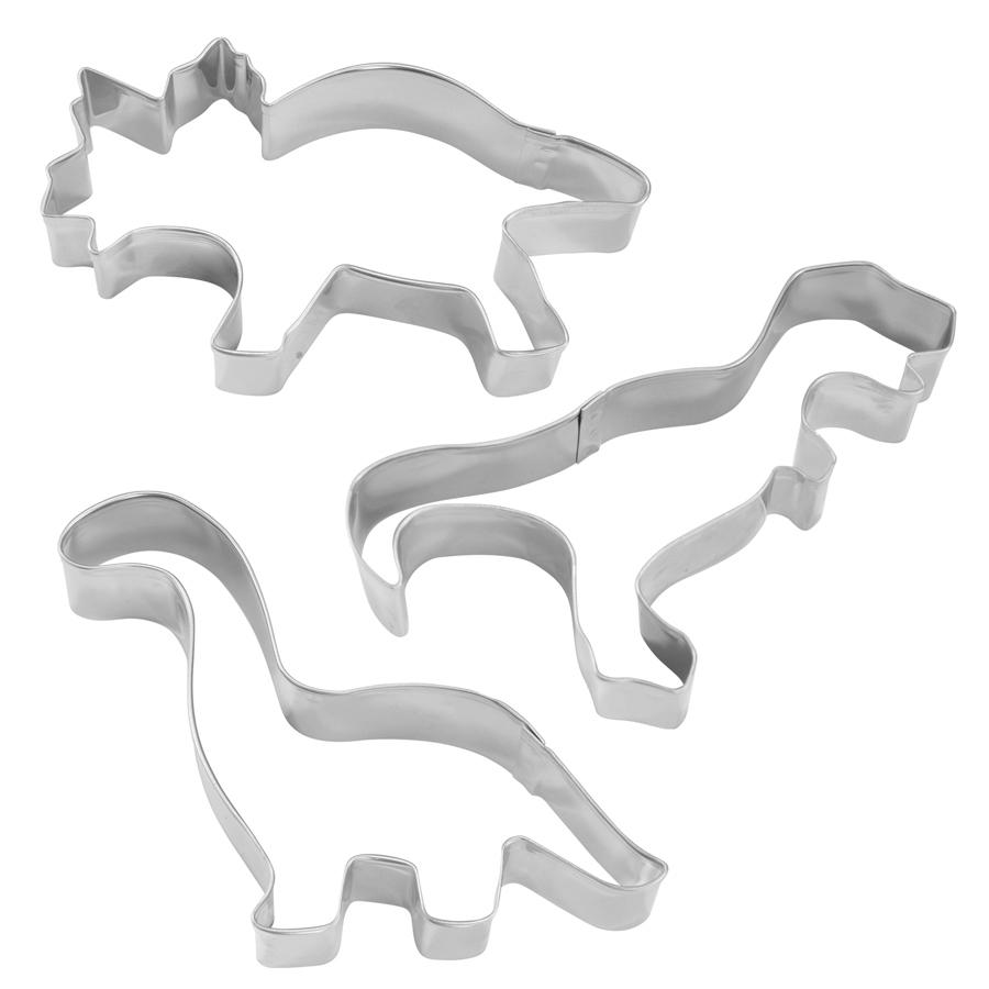 Dino 3 PC Cookie Cutter Carded Set