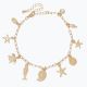 Sea Life Charms & Pearls Bracelet