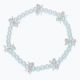 Lt Blue Pearls w Silver Bow Bracelet