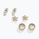 Sparkling Beach Trio Earrings