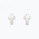 Silver Cross Earrings