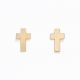 Gold Cross Earrings