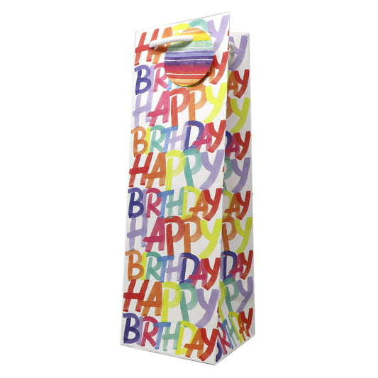Rainbow Birthday Totes - Bottle