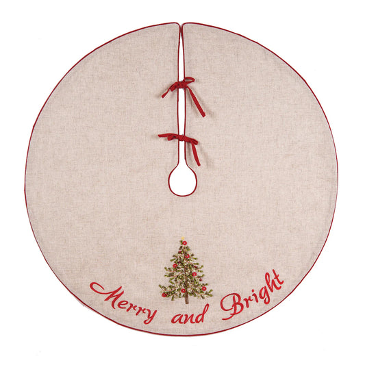 Tree Ribbon Art Tree Skirt