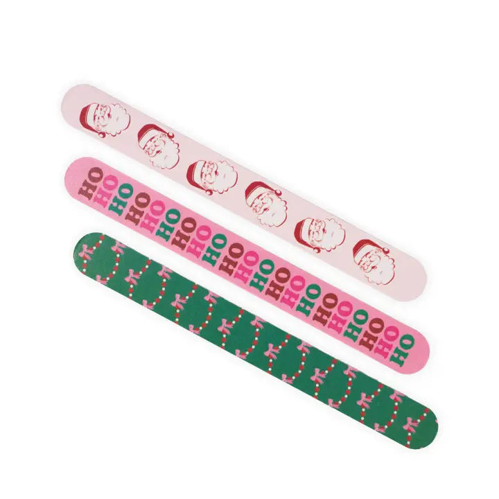 Candy Cane Cute Nail Files pack of 3