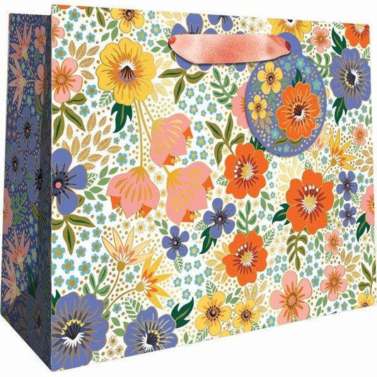 Golden Floral - Totes - Medium