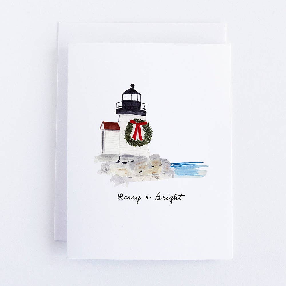 Brant Point Lighthouse on Nantucket Note Card