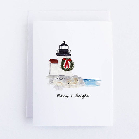 Brant Point Lighthouse on Nantucket Note Card