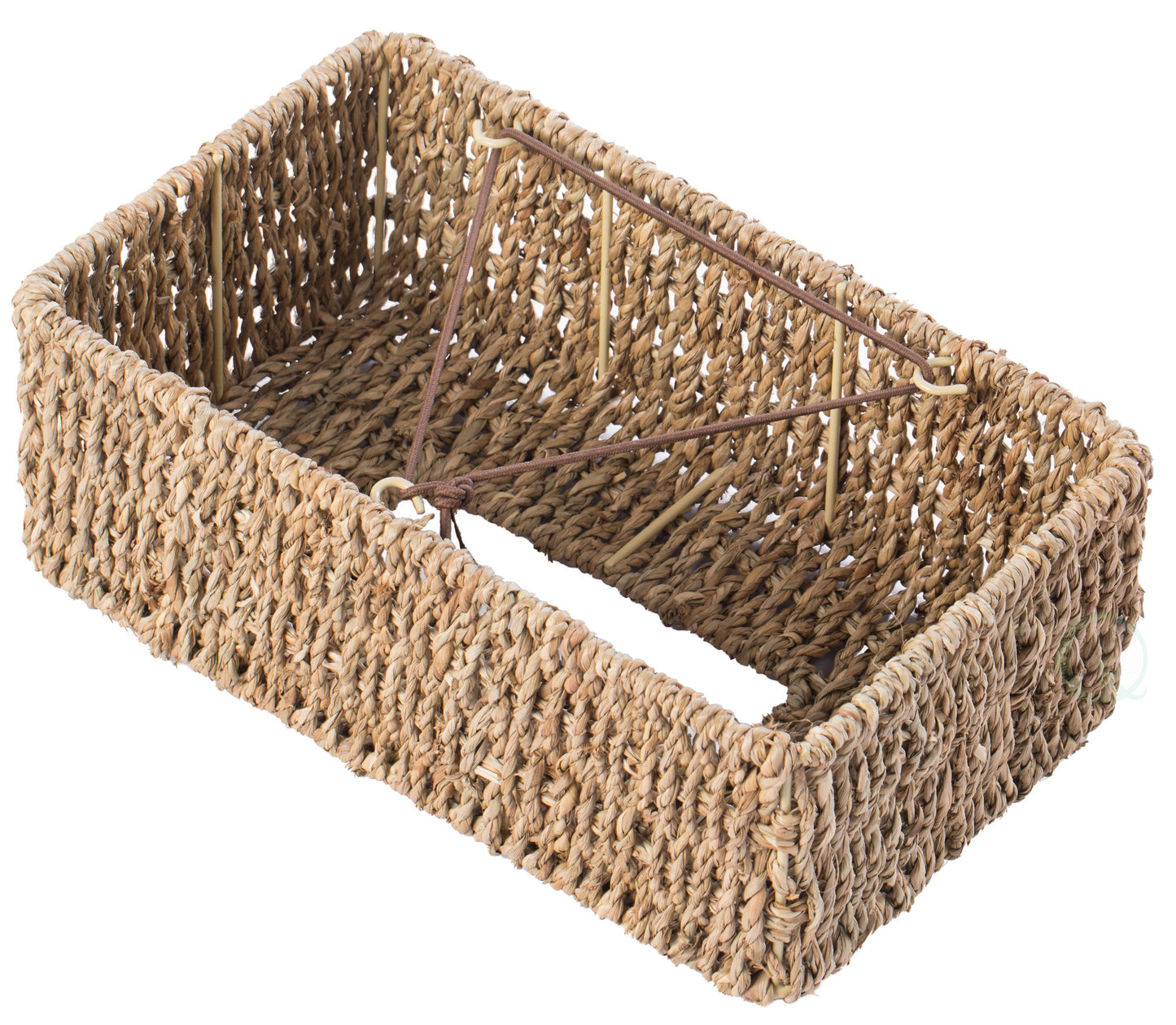 Natural Woven Seagrass Wicker Tissue Box Cover Holder