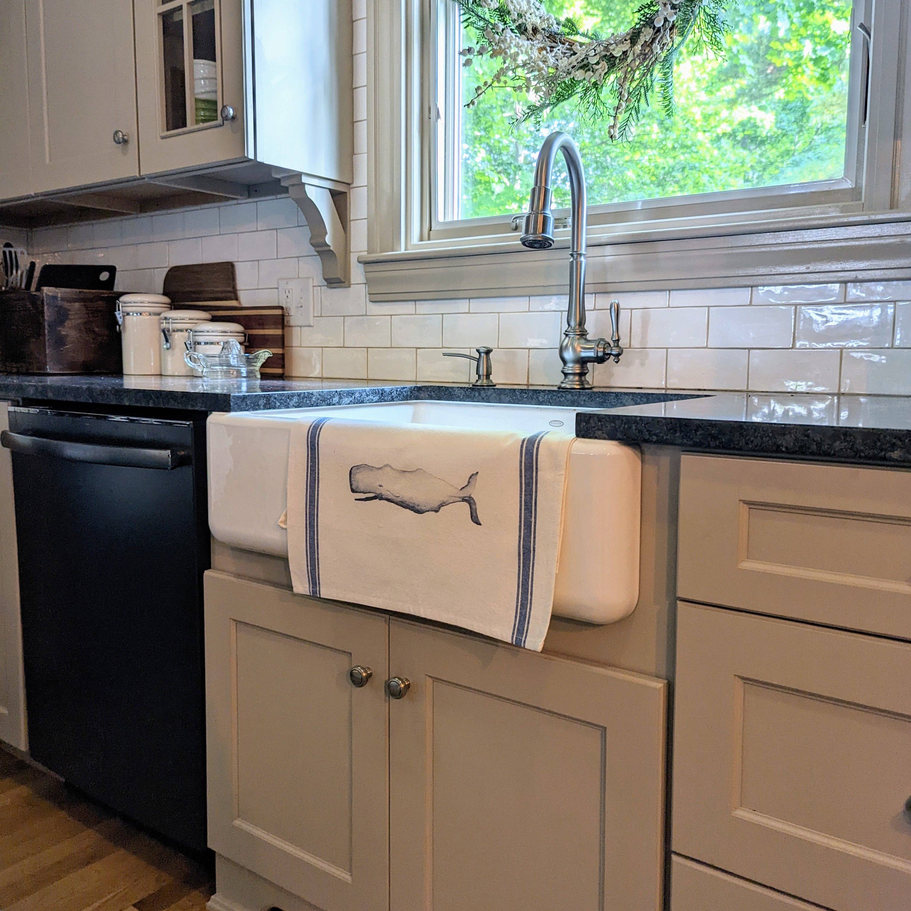 Finding Silver Pennies Whale Tea Towel - Thumbnail 5