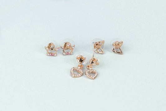 Boutique Royal Crown Studded Earrings