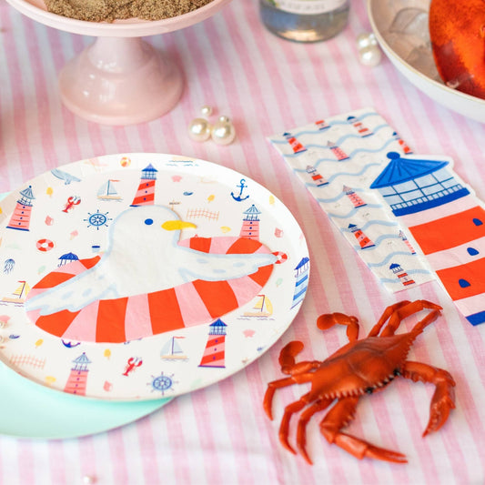 Seaside Seagull Guest Napkins