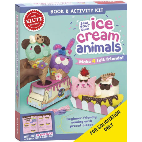Sew Your Own Ice Cream Animals