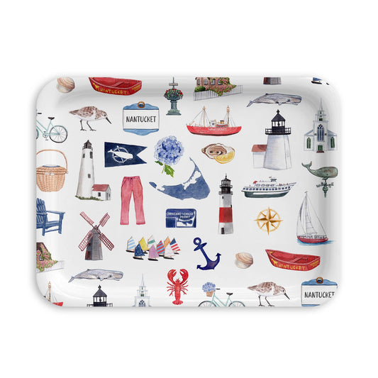 Nantucket Forever! Birch Trays: Three Sizes