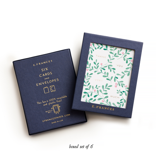 Thank You Vine (boxed set of 6)