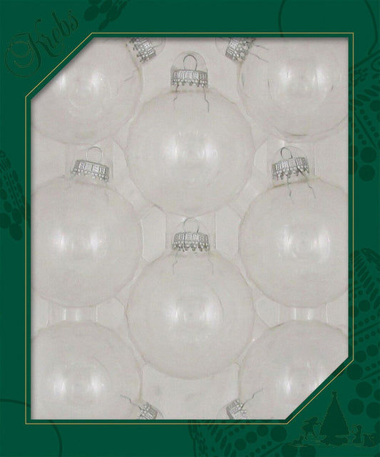 Clear 2 5/8" (67mm) Glass Ball (8)