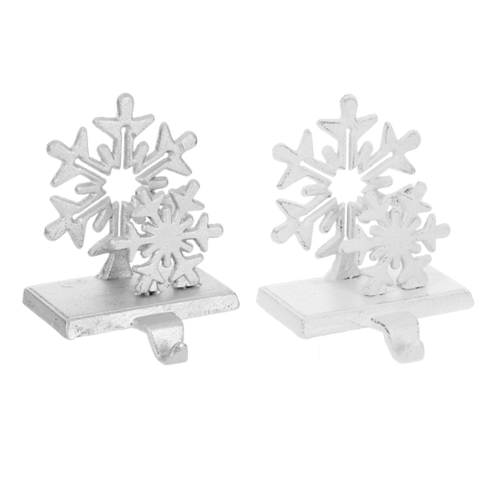 Double Snowflake Stocking Holder