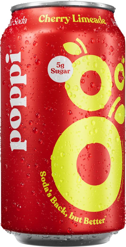 Poppi - Cherry Limeade Prebiotic Soda - 12 fl oz Can