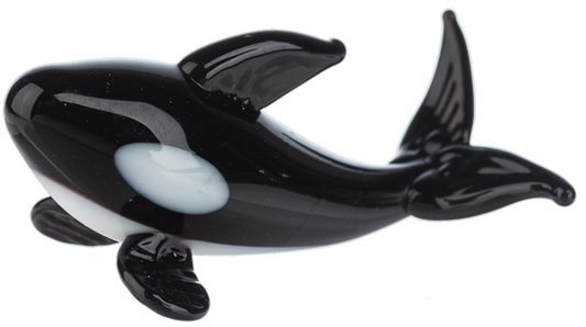 ORCA WHALE GLASS