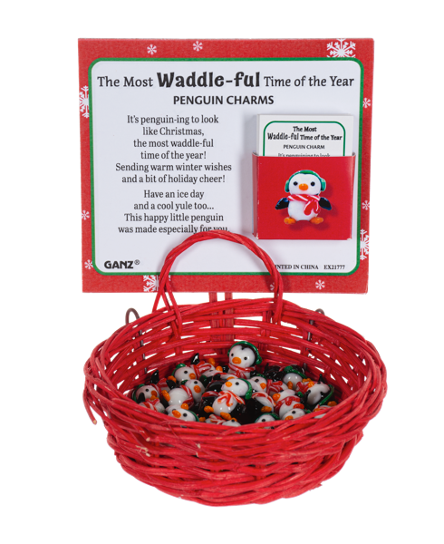 Most Waddle-ful Time of the Year Penguin Charm