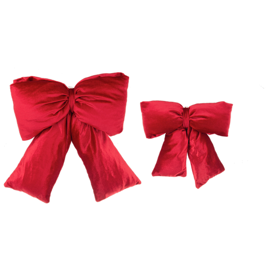 Coquet Christmas Ribbon Ornaments - Red Velvet