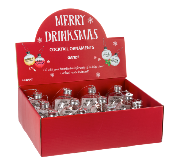 Cocktail Ornament with Recipe