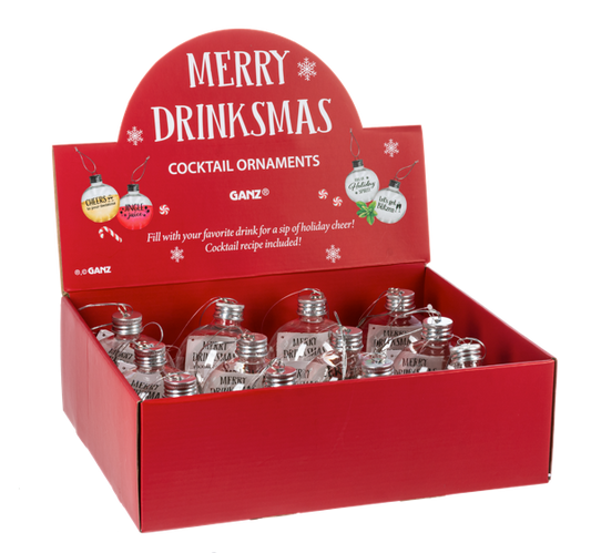 Cocktail Ornament with Recipe