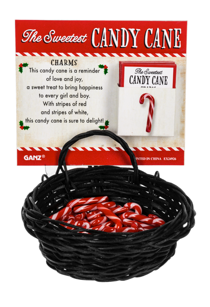 Sweetest Candy Cane Charm