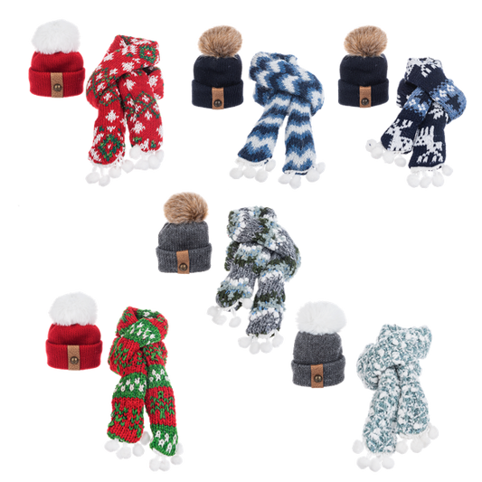 Wine Bottle Beanies and Scarves