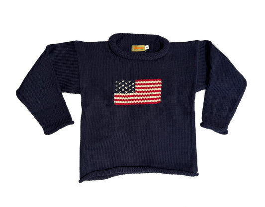 4th of July Kids Roll Neck Sweater