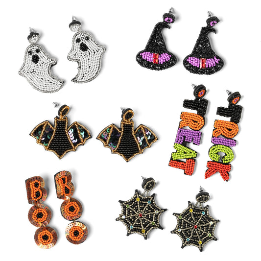 Soul Stacks Halloween Spooky Season Beaded Earring
