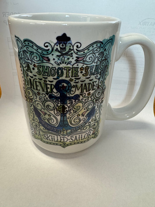 Nantucket Ceramic Mug - 15 oz
