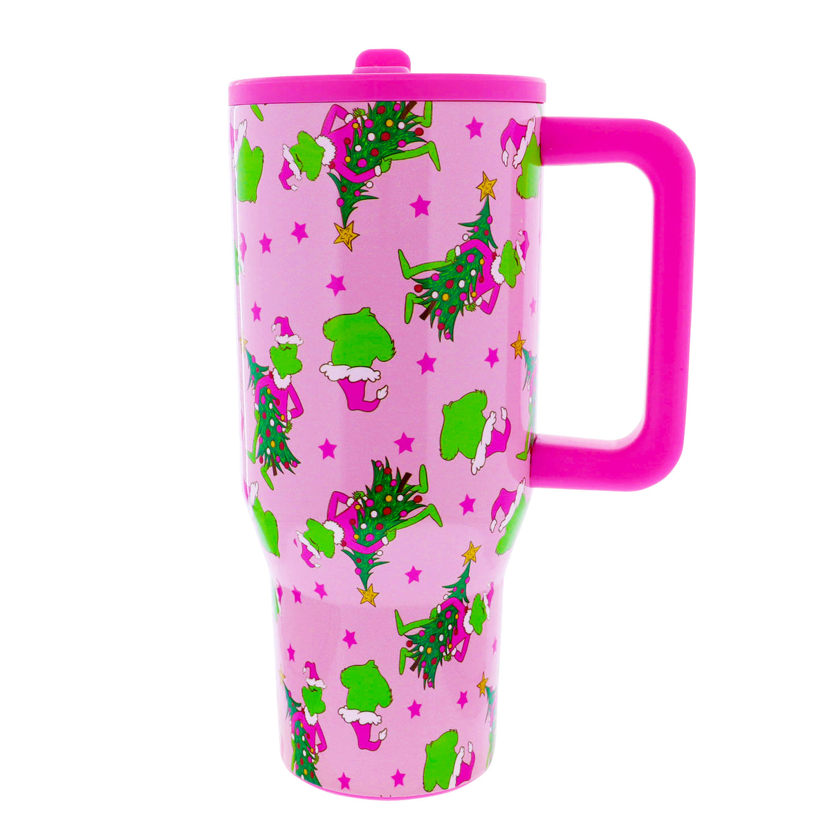 Pink Merry Mischief 30 Oz. Tumbler With Flip Straw