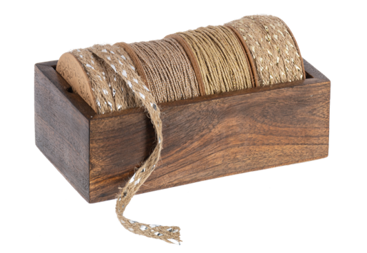 Jute Ribbon on Spool Set