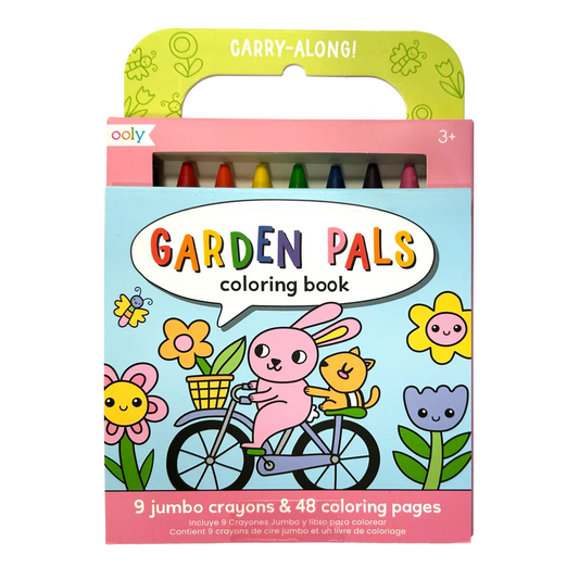 Carry-Along: Coloring Book Set -Garden Pals