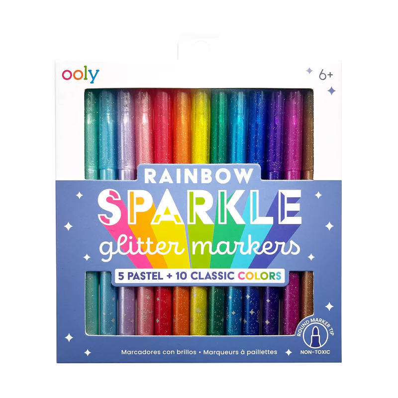 Rainbow Sparkle Glitter Makers - Set of 15