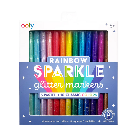 Rainbow Sparkle Glitter Makers - Set of 15