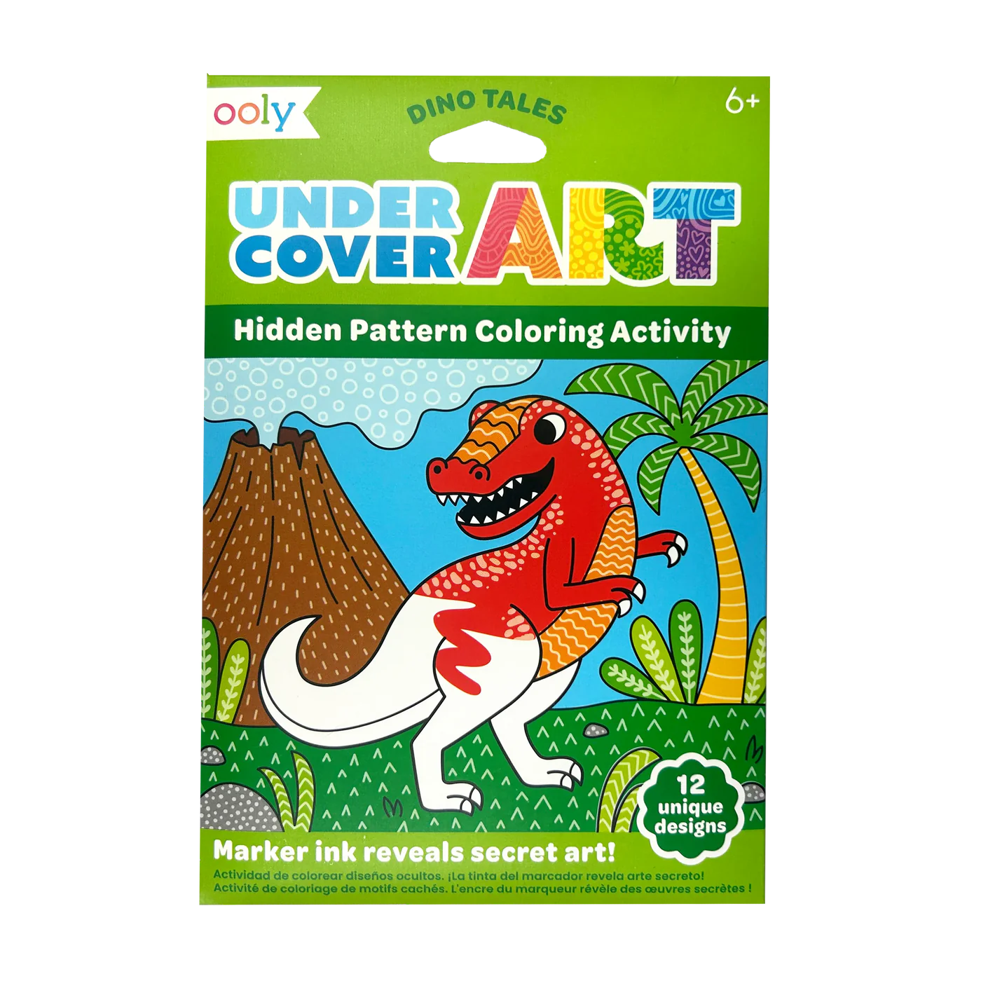 Under Cover Art - Hidden Pattern Coloring Activity