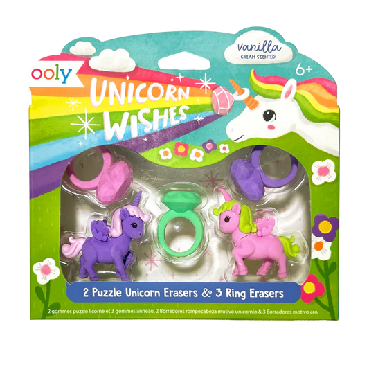 Unicorn Wishes: Scented Erasers
(Set of 5)