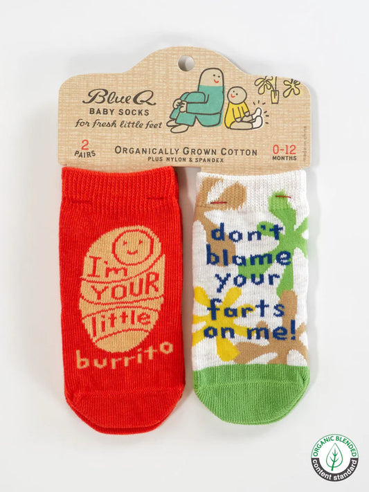 Baby Socks Little Burrito s/2