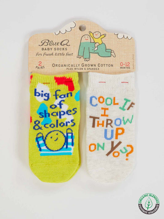 Baby Socks Throw up s/2