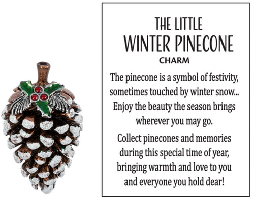 Little Winter Pinecone Charm