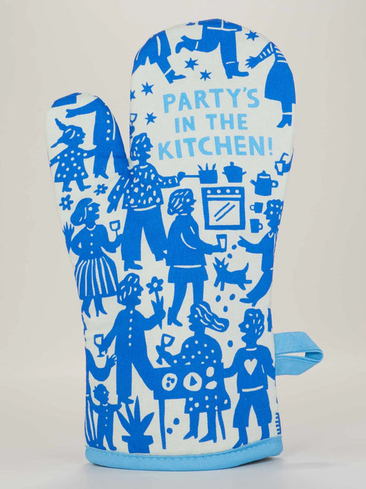 Party's in the kitchen Oven Mitt