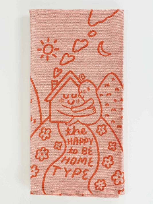 Happy to be Home Type Dish Towel