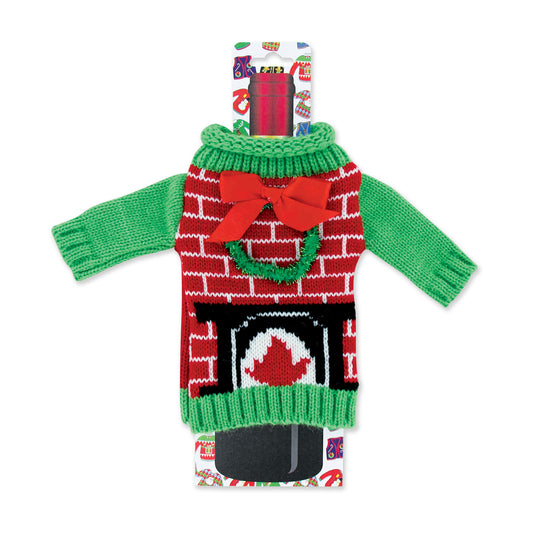 XMAS WINE BOTTLE UGLY SWEATER