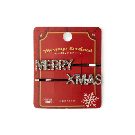 Christmas Olivia Moss Bling Hair
Clips