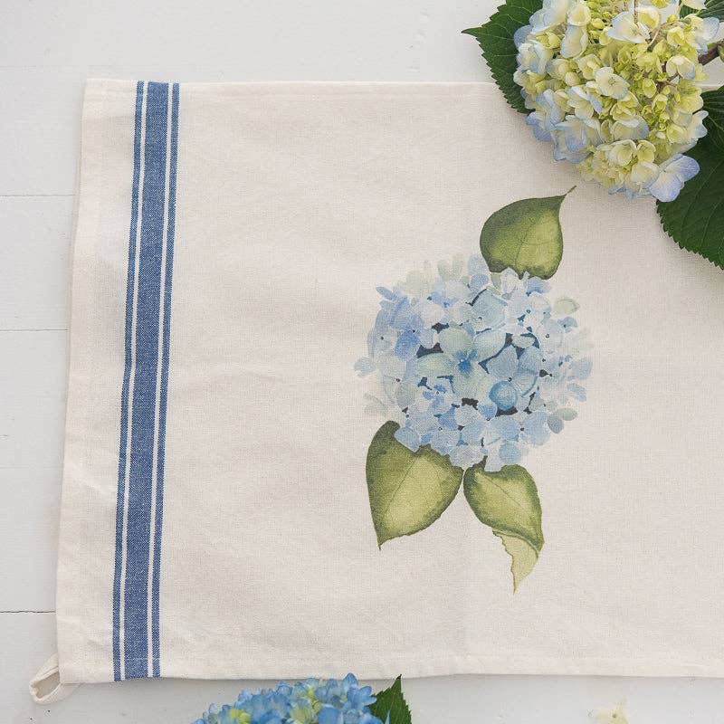 Finding Silver Pennies Hydrangea Tea Towel - Thumbnail 3