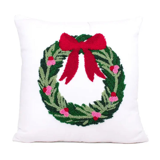 Clara Wreath Pillow 16"x16"